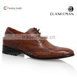 Wingtip Men Shoes Men Brogue Leather Shoes With Genuine Leather Outsole thumbnail-1