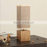 Wood Table Lamp Shades With E27 Desk Light