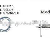 High Quality Stainless Steel AISI316 AISI304 Zinc Plated Hook Bolt thumbnail-3