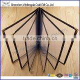 Elegant PVC Transparent Leather Menu Cover