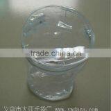 clear pvc bag for cosmetic bottles