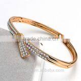 Zip Design Zircon Gold Plated Bracelets & Bangles for Women Top Quality Jewelry thumbnail-2