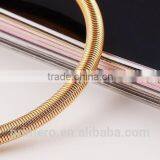 New Fashion Jewelry Spring Tube Type Bangle Gold Plated Adjustable Bracelet thumbnail-6