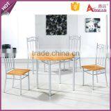 Foshan Dining Room Furniture Particleboard Restaurant Wooden Round Dining Tables With 4 Chairs thumbnail-1