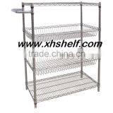 NSF Listed Best Selling Chrome Plated Metal Wire Mesh Shelving Wire Closet Shelving With High Quality thumbnail-4