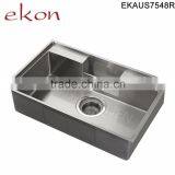 Single Bowl Premium 304 18 Gauge Handmade Stainless Steel Undermount Sink thumbnail-5