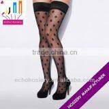 dots design black stocking mania