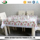 PVC printed plastic table cloth
