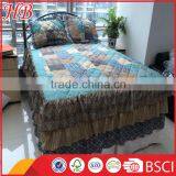 2016 Fashion Design 100% Polyester High Quality Service Hot Sale Different Style Plain Patchwork Quilt thumbnail-5