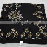 S049 Lastest Muslim Square Scarf With Rhinestones thumbnail-6