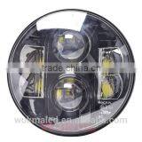 2015 Newest Emark 7inch Round High/low Beam Headlight for Jeep Wrangler CJ TJ JK Harley Hummer Landrover thumbnail-3