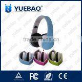 Retractable and foldable headphone with fashion colors