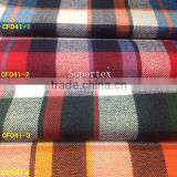 21*21 80*60 100%cotton yarn dyed flannel fabric for shirt with ready bulk