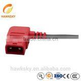 Wire Harness Manufacturers Red 90 Degree 2 Pin Plug Computer Cable