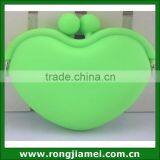 Cute Silicone Custom Print Red Heart Shaped Coin Purses For Ladies thumbnail-5