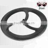 Stiffness Full Carbon tt Bike,tarck,iron Triathlon 700C*21mm Tri-spoke Tubular Rim thumbnail-1