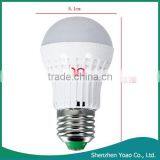 E27 3W 270LM 6050-6700K White Light Eco-friendly Plastic LED Light Bulb thumbnail-3
