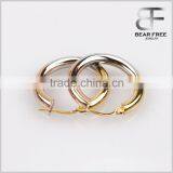 Factory Direct Price High Polished Stainless Steel Hoops Womens Mens Huggie Earrings thumbnail-2