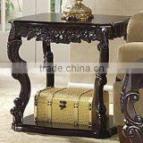 Stocking Wooden hand carved end/console table with cherry finished