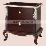 Luxury Wooden Silver Nightstand IDM-N007 thumbnail-5
