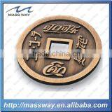 Noevelty Old Color Stainless Steel Gold Coffee Spoon