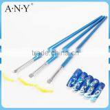 Starry Nails and Colorful Nails Building Design Wood Handle Fan Nail Art Brush Nail Art