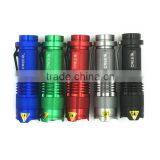 A-OK High-quality Mini Black Brand 2000LM Waterproof LED Flashlight 3 Modes Zoomable LED Torch Penlight thumbnail-2