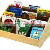 2015 Latest School Kids Wooden Book Display Storage