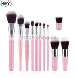 High Quality 11pcs Makeup Brush Sets Soft Synthetic Hair and Plastic Handle Makeup Brush Kits thumbnail-2