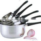5 Pcs Stainless Steel Saucepan Set, Saucepot thumbnail-1