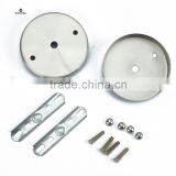 Ceiling Rose * Metal Ceiling Rose * Pendant Cord Grip Lighting Fixture * Chrome thumbnail-2