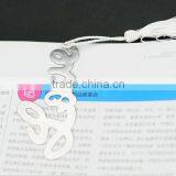 Wedding Gift "Words of Love" Silver-Finish Bookmark thumbnail-5