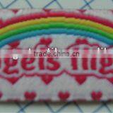Colorful Rainbow Woven Label for Clothing thumbnail-1