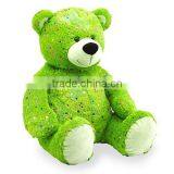Plush Teddy Bear With Glitter Fabric Kids Toys Promo Toys Chubby Bear thumbnail-2