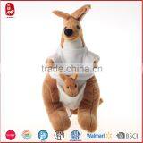 Dressed Cute Mom And Baby Stuffed Plush Toys Kangaroo Wholesaler thumbnail-1
