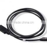 1M DisplayPort Male to Mini DP Plug Adapter Cable/Lead for MacBook Pro/Air Monitor black color