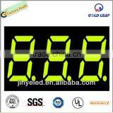 0.28 Inch yg Color Three Digit 7 Segment Display