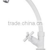 hot selling white color high quality ABS plastic faucet