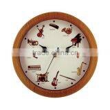 Classic 10 Inch Instrument Sound Wall Clock