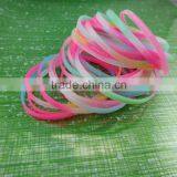 Wholesale Colorful Kids Wristband, Custom Elastic Silicone Bracelet Cheap thumbnail-6