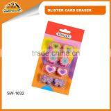8pcs Love ,flower , Butterfly Eraser Set