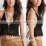 Sexy Tank Sleeveless Spaghetti Strap Elegant Women Backless Top thumbnail-1