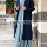 OEM Service China Factory Custom Made Wholesale Ethnic Muslim Cardigant Jacket Top thumbnail-4