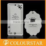 Microwaveable Black Garment Hangtag