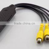 4CH USB 2.0 Video Capture Adapter DVR Card Easier Cap Card Audio AV Video Converter Capture Card Support Window XP/Vista/Win7 thumbnail-4