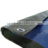90 Gram Olive and Blue Color PE Tarpaulin With Aluminum Eyelets thumbnail-1