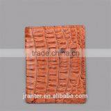 Custom High-end 100% Genuine Crocodile Leather Bifold Wallet for Men
