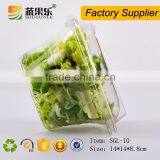 PET Transparent Plastic Vegetable Salad Clamshell Container thumbnail-4