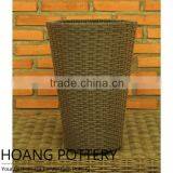 Quality Tall Wicker Flower Planter Wholesale