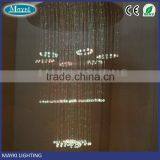 Hotel Pmma Modern Crystal Lobby Chandelier Light Pendant Light With 8 Colors Changing thumbnail-3